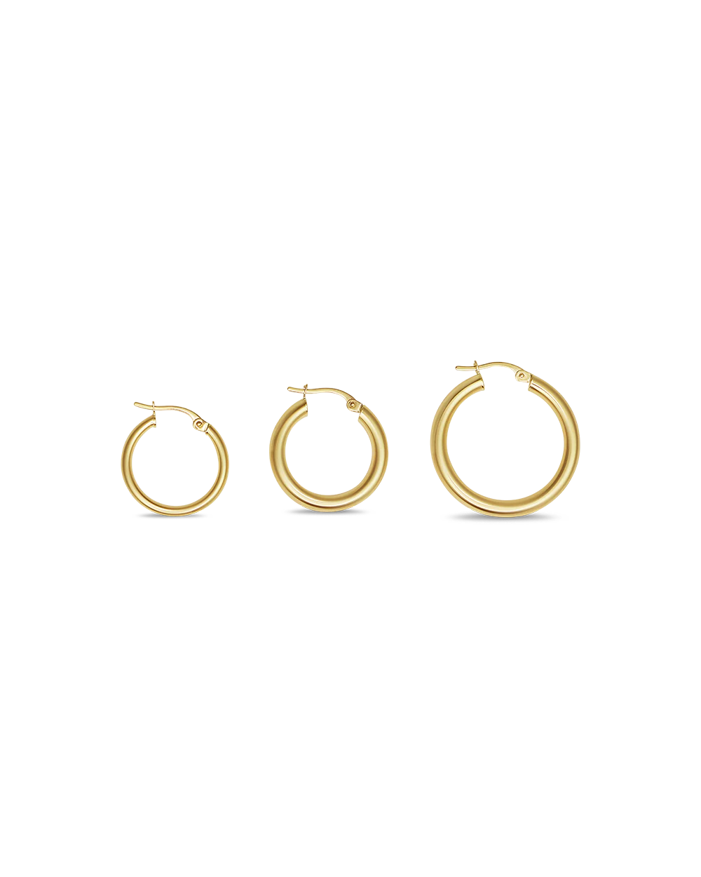 Tube Hoop Earrings - Image 5